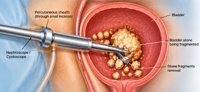 PCCL - Percutaneous Cystolitholapaxy