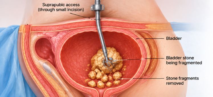SPCL - Suprapubic Cystolitholapaxy